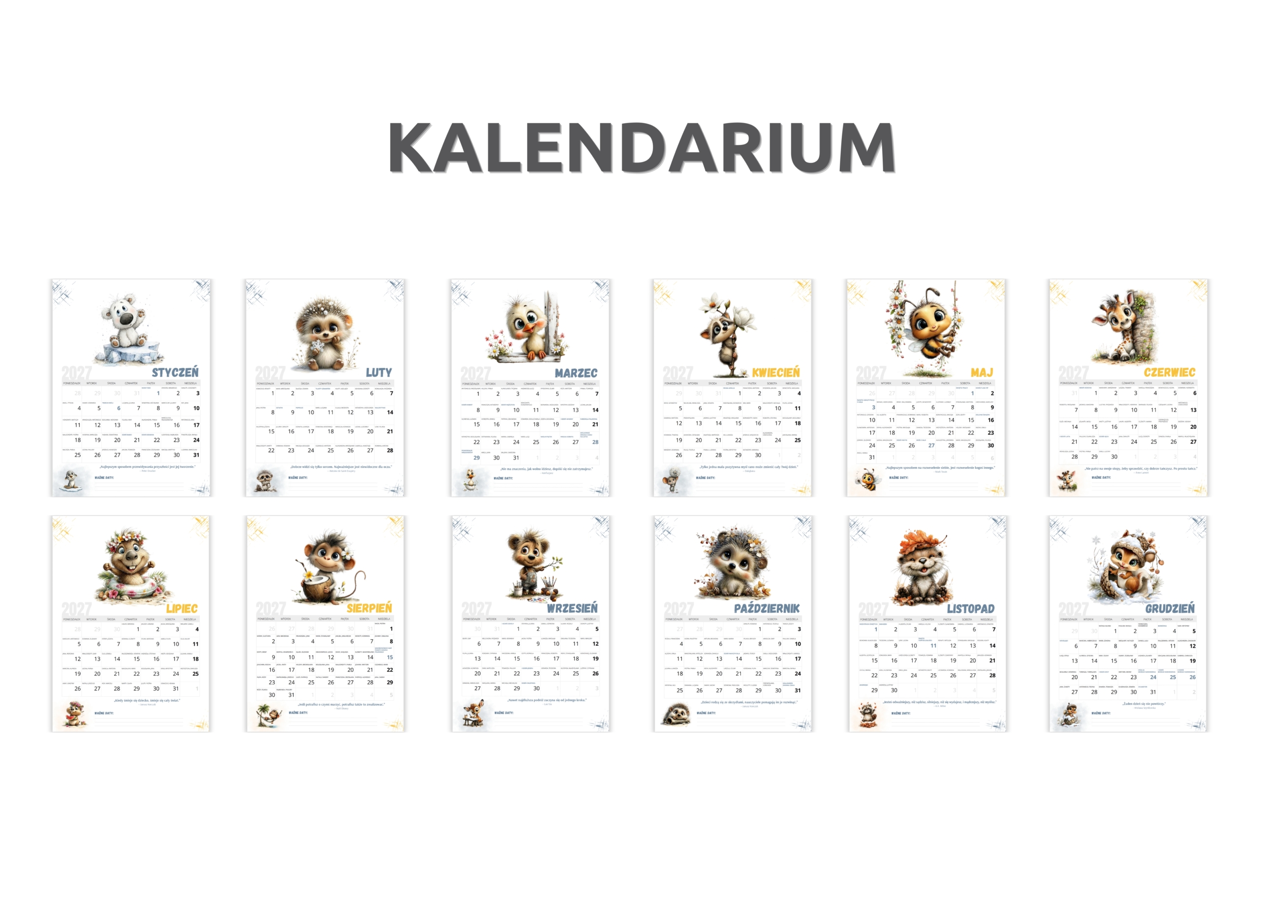 DZIECIĘCY – pion kalendarium